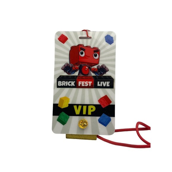 Collectible Brick Fest Live VIP Pass and Collectors Pin - Picture 3 of 3